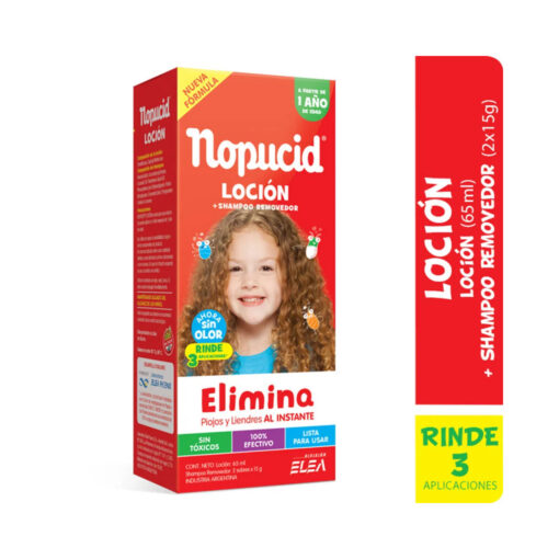 Loción Nopucid Elimina Piojos y Liendres Ultradim X 65 Ml - Imagen 2