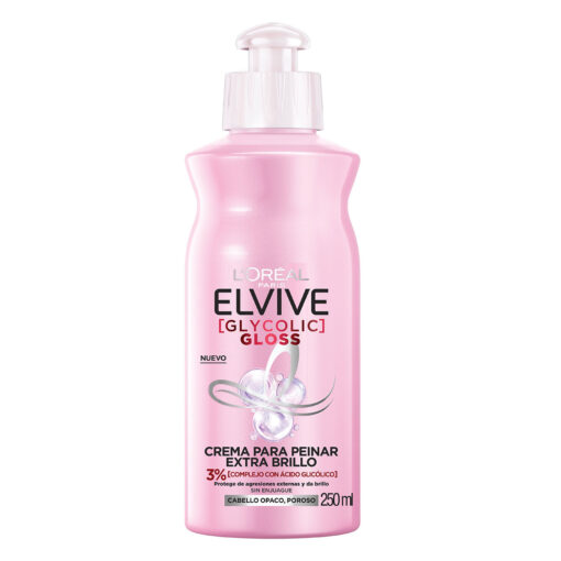 Crema para Peinar Elvive  Glycolic Gloss X 250 Ml