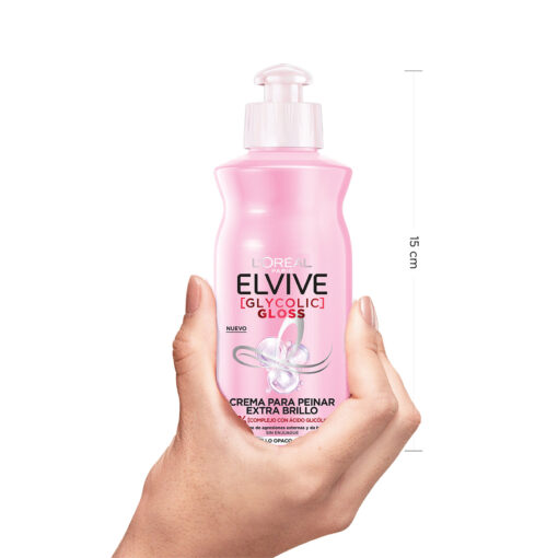 Crema para Peinar Elvive  Glycolic Gloss X 250 Ml - Imagen 3