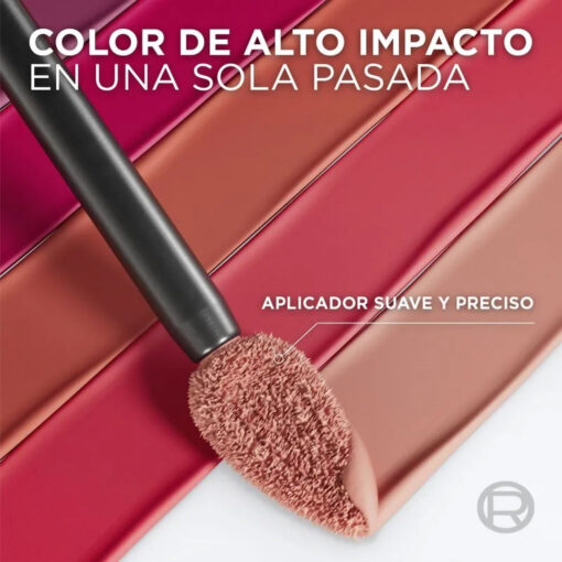 Labial Líquido L'Oreal Paris Infallible 500 Wine Not? X 1 U - Imagen 4