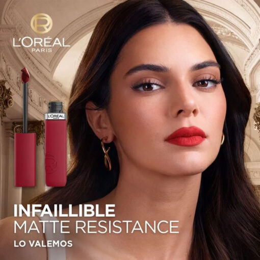 Labial Líquido L'Oreal Paris Infallible 500 Wine Not? X 1 U - Imagen 6