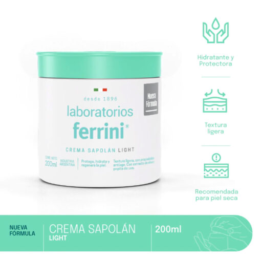 Crema Sapolan Ferrini  Light X 200 Ml - Imagen 3
