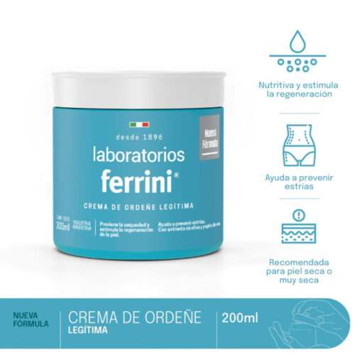 Crema de Ordeñe Ferrini  Legitima X 200 Ml - Imagen 3