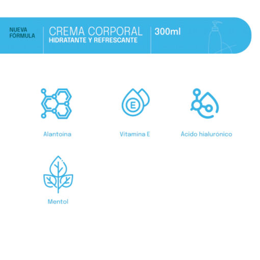 Crema Corporal Ferrini  Hidrante y Refrescante X 300 Ml - Imagen 4