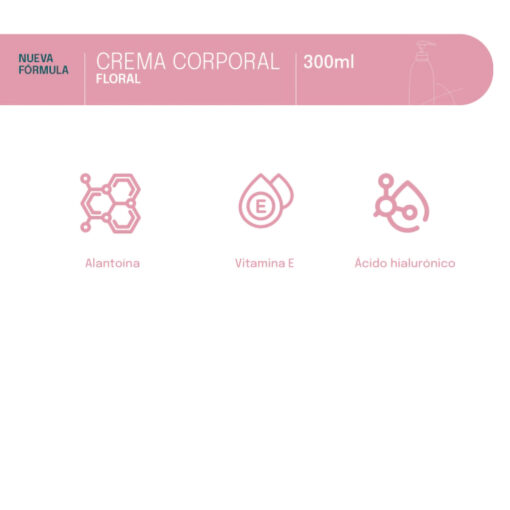 Crema Corporal Ferrini  Floral X 300 Ml - Imagen 4