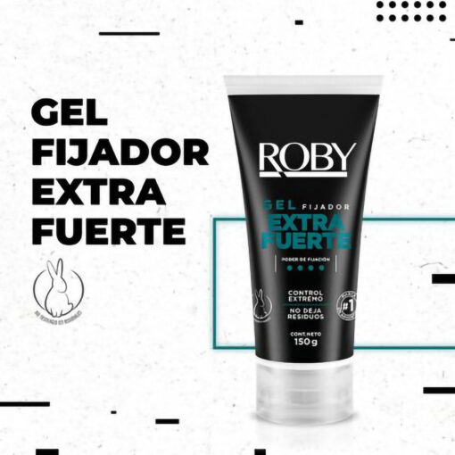 Fijador para el Cabello Roby Extra Fuerte  X 150 Gr - Imagen 2