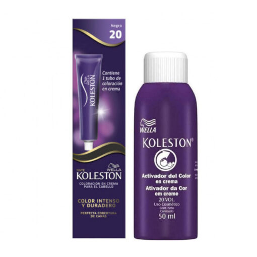 Tintura en Pomo + Activador 20 Vol Koleston  20 X 1 U