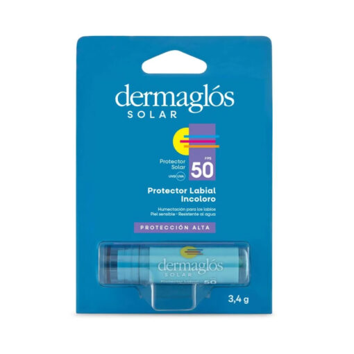 Protector Labial Dermaglos Solar FPS 50 X 3,4 G