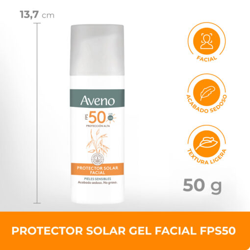 Protector Solar Facial Aveno  FPS 50 X 50 Ml - Imagen 3