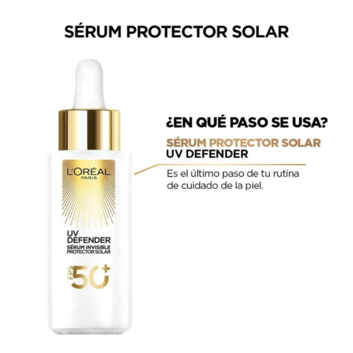 Protector Solar en serum Loreal Uv Defender  X 30 Ml - Imagen 4