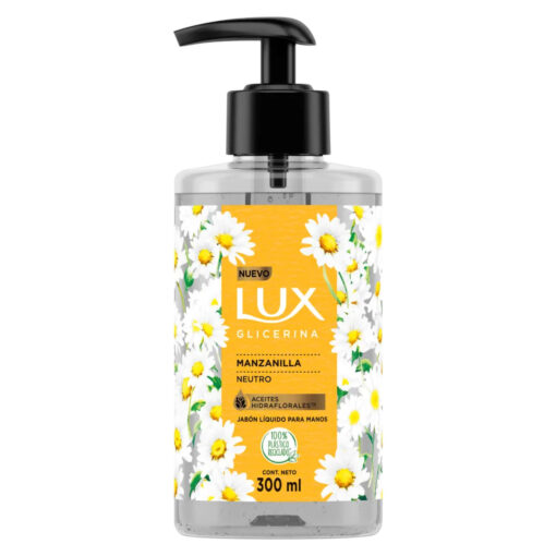 Jabon Liquido Lux Glicerina Manzanilla X 300 Ml