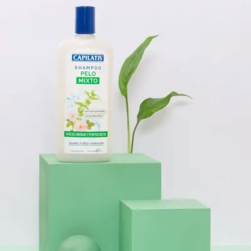 Shampoo Capilatis Pelo Mixto Ortiga Blanca Rosa Mosqueta X 420 Ml - Imagen 4