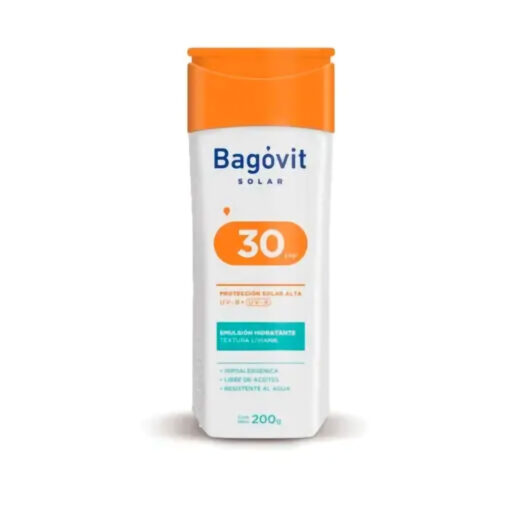Protector Solar Emulsión Bagovit  FPS 30 X 200 Ml