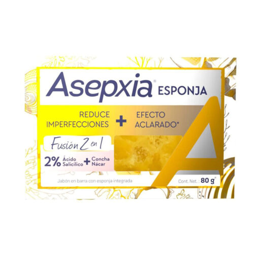 Jabón en Barra Asepxia Fusion 2 en 1  X 80 Gr