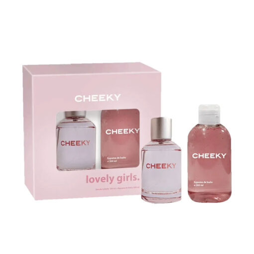 Perfume + Espuma de Baño Cheeky  Pretty Girls X 1 U