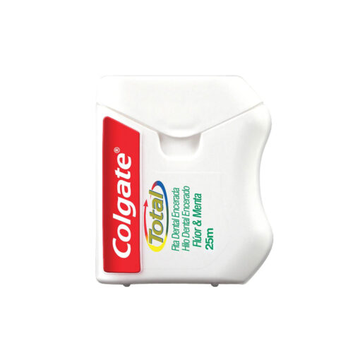 Hilo Dental Colgate Total Fluor y Menta X 25 M