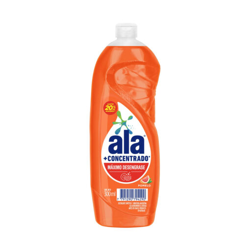 Detergente Ala + Concentrado Pomelo X 300 Ml