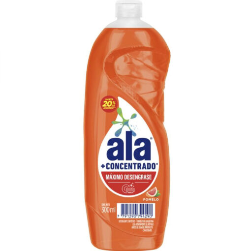 Detergente Ala + Concentrado Pomelo X 300 Ml - Imagen 2