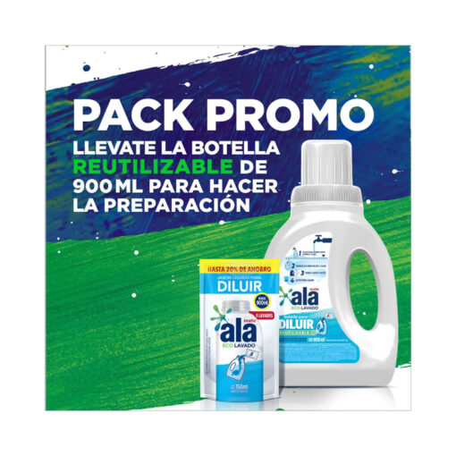 Jabon Liquido para Ropa Ala Eco Lavado  X 1 U - Imagen 4