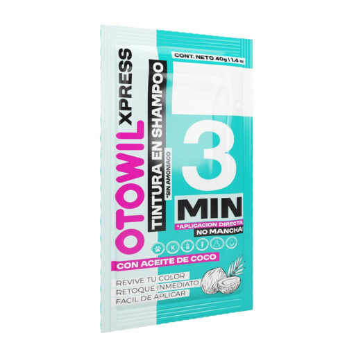 Tintura en Shampoo Otowil Xpress Castaño X 40 Gr