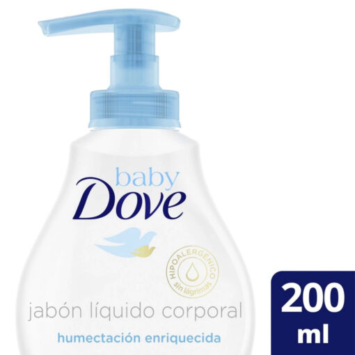 Jabón Líquido Dove Baby Humectación Enriquecida X 200 Ml - Imagen 3