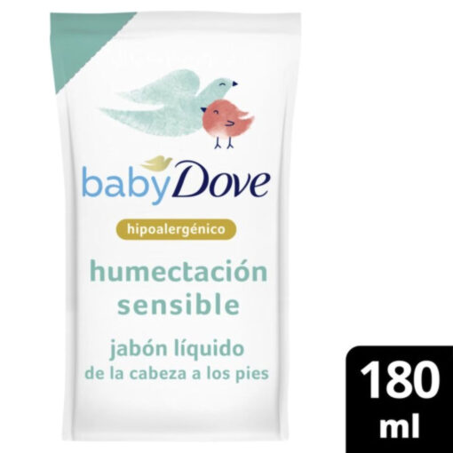 Jabón Líquido Repuesto Dove Baby Humectación Sensible X 180 Ml