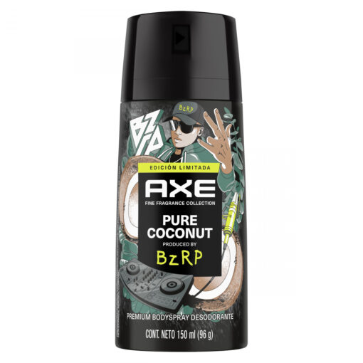 Desodorante en Spray AXE Fragancias Finas Pure Coconut X 150 Ml