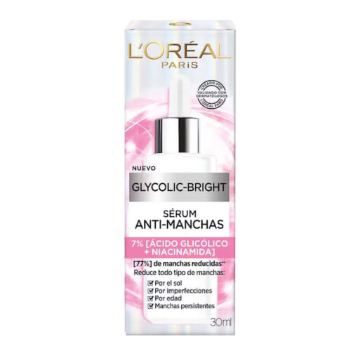 Serum Facial Loreal Paris Glycolic Bright X 30 Ml
