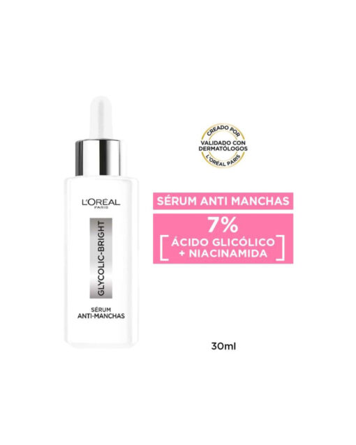 Serum Facial Loreal Paris Glycolic Bright X 30 Ml - Imagen 2