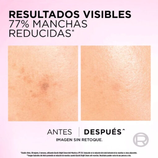 Serum Facial Loreal Paris Glycolic Bright X 30 Ml - Imagen 7