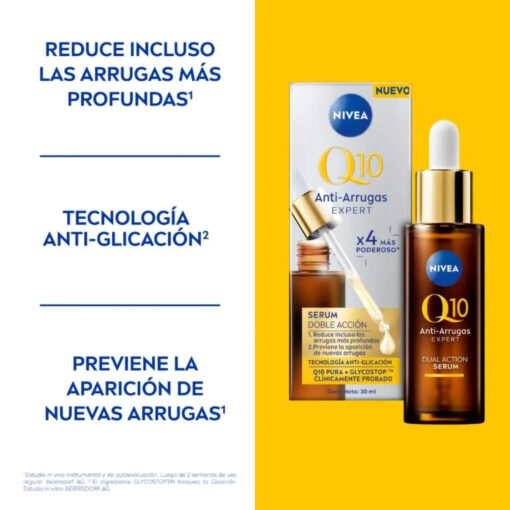 Serum Facial Nivea Q10 Antiarrugas Expert  X 30 Ml - Imagen 3