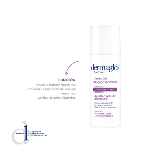 Crema Gel Facial Dermaglós  Despigmentante X 50 Ml - Imagen 5