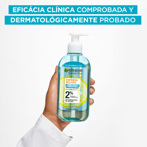 Limpiador Purificante Garnier Express Aclara  X 200 Ml - Imagen 4