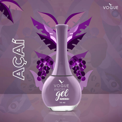 Esmalte Vogue Efecto Gel Acai X 1 U - Imagen 3