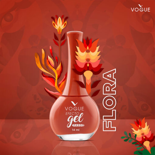 Esmalte Vogue Efecto Gel Flora X 1 U - Imagen 3