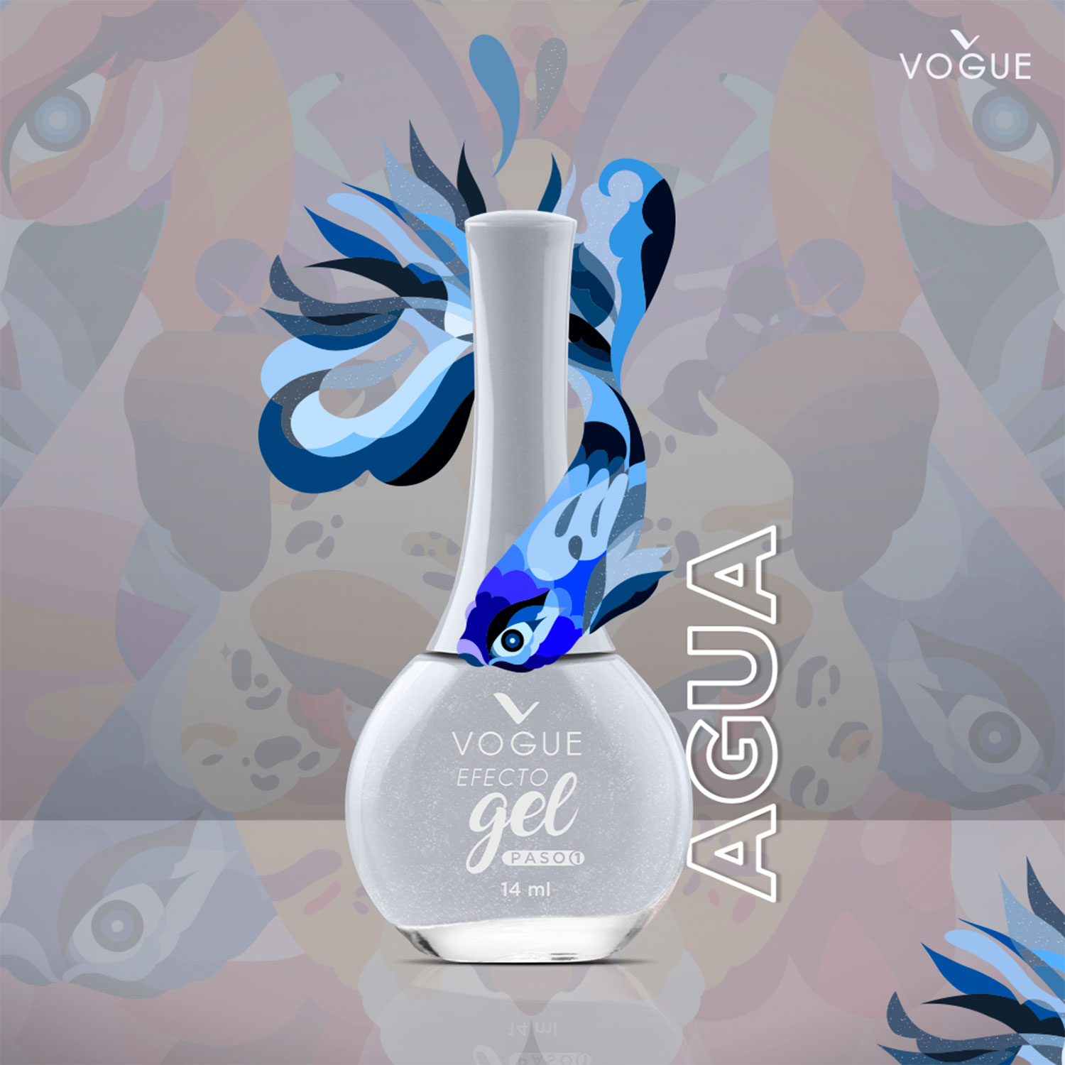 Esmalte Vogue Efecto Gel Agua X 1 U - Imagen 3