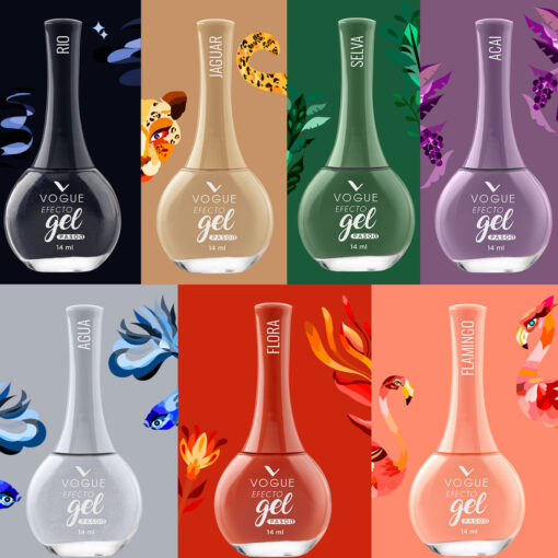 Esmalte Vogue Efecto Gel Flamingo X 1 U - Imagen 8