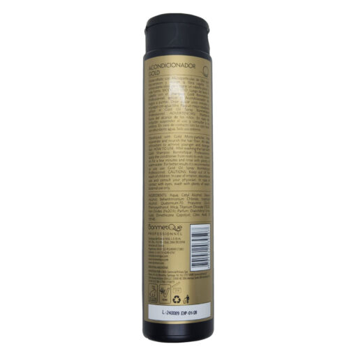 Acondicionador Bonmetique Gold  X 350 Ml - Imagen 3