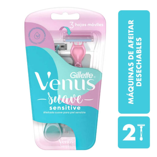 Máquina de Afeitar Gillette Venus Sensitive X 2 U - Imagen 2