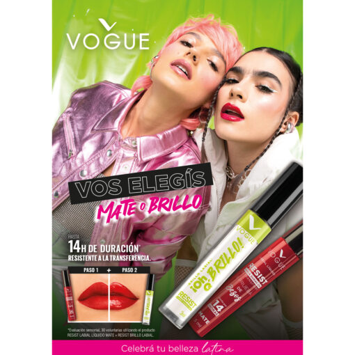 Labial Liquido Vogue Resist ¡Oh Q' Brillo! X 3 Ml - Imagen 8
