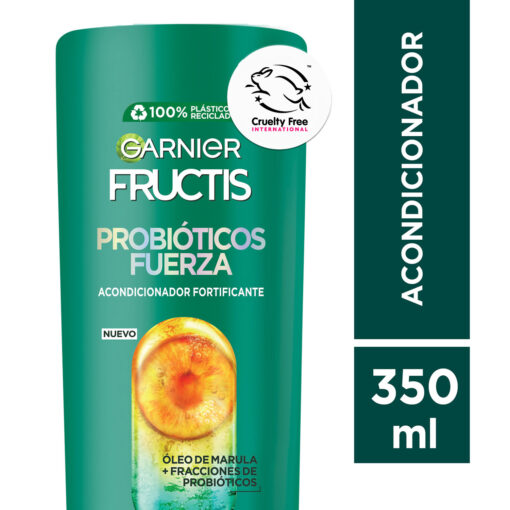 Acondicionador Garnier Fructis Probióticos Fuerza X 350 Ml - Imagen 2