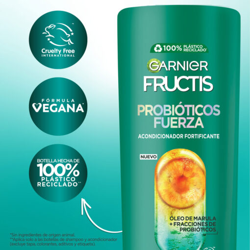 Acondicionador Garnier Fructis Probióticos Fuerza X 350 Ml - Imagen 9