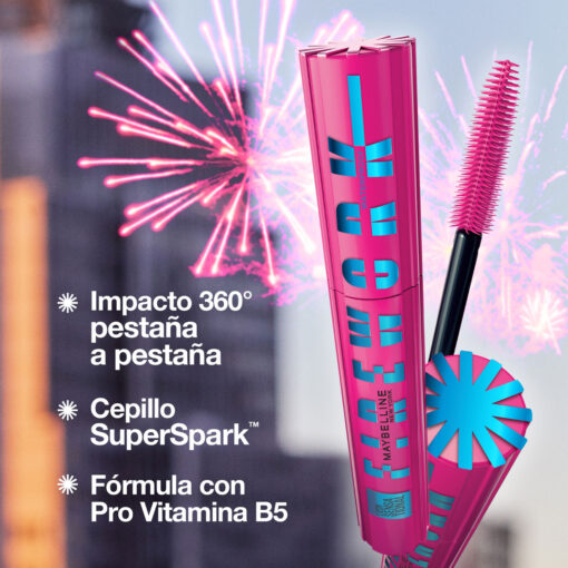 Máscara de Pestañas Maybelline Lash Sensational Firework Washable X 1 U - Imagen 4
