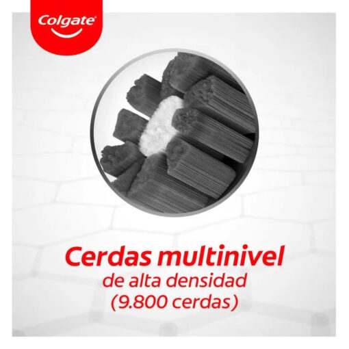 Cepillo de Dientes Colgate Pro Cuidado Carbón Extra Suave X 2 U - Imagen 4