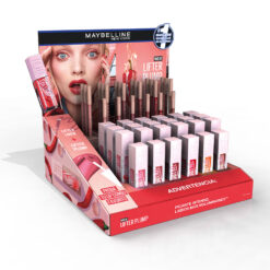 Exhibidor Delineador + Brillo Labial Maybelline Lifter Plump  X 30 U