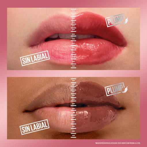 Exhibidor Delineador + Brillo Labial Maybelline Lifter Plump  X 30 U - Imagen 10