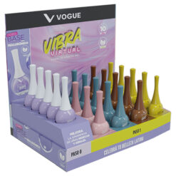 Exhibidor Esmalte Gel Vogue Vibra Virtual  X 25 U