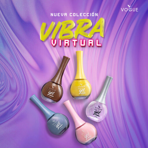Esmalte Efecto Gel Vogue Vibra Virtual Poder 3D X 14 Ml - Imagen 6