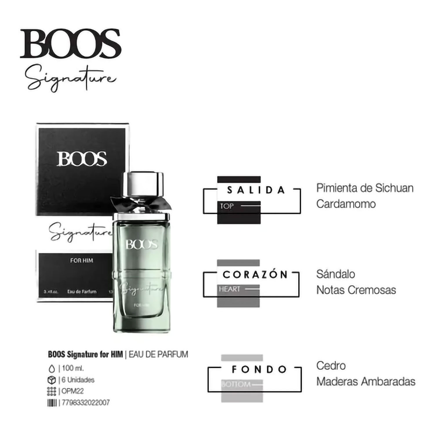 Perfume Desodorante Neceser Boos Signature X 1 U - Imagen 4