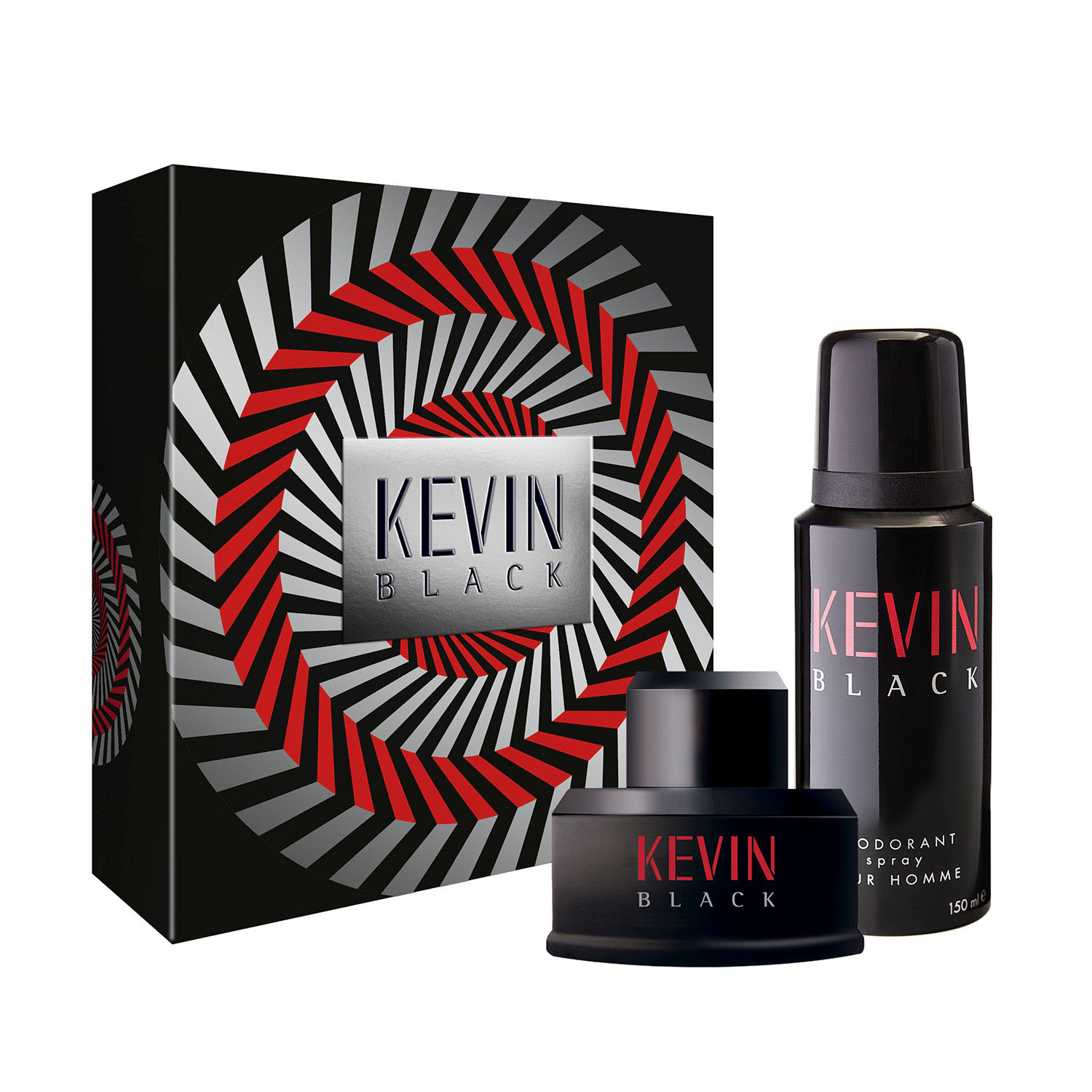 Perfume Desodorante Estuche Kevin Black X 1 U